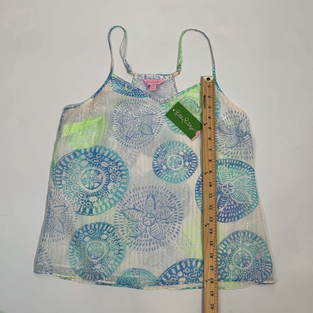 NWT Lilly Pulitzer Dusk Tank color Resort White Dune Our Thing Size S - Picture 7 of 11